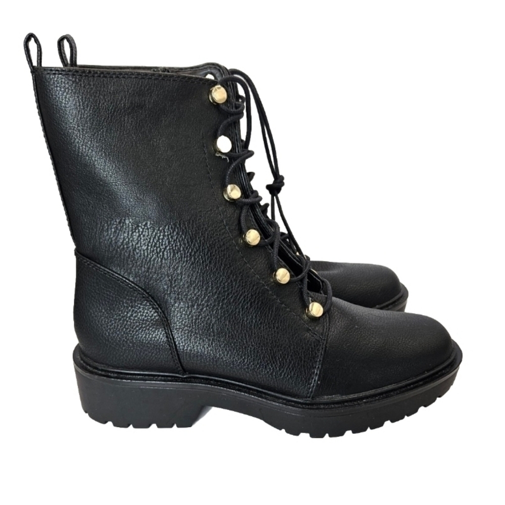 Guess Gweissy Combat Boots SZ 8